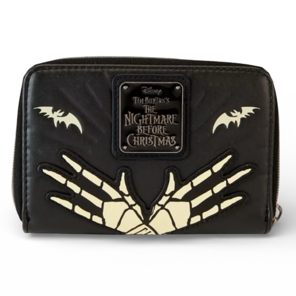 Loungefly Nightmare Before Christmas Jack Skellington & Sally Zip Wallet - NWT